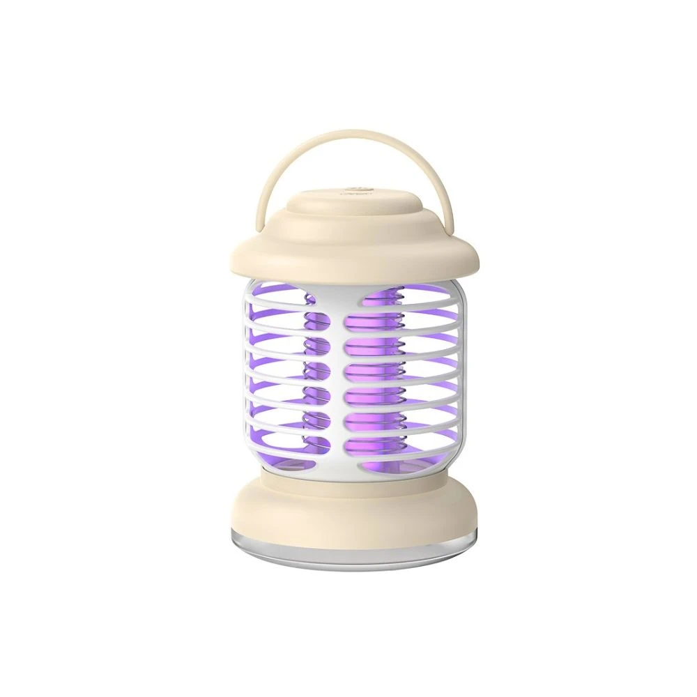 Xo yh10 lampă portabilă de exterior 1200ma + anti-țânțari 2 în 1 alb-gălbui 2