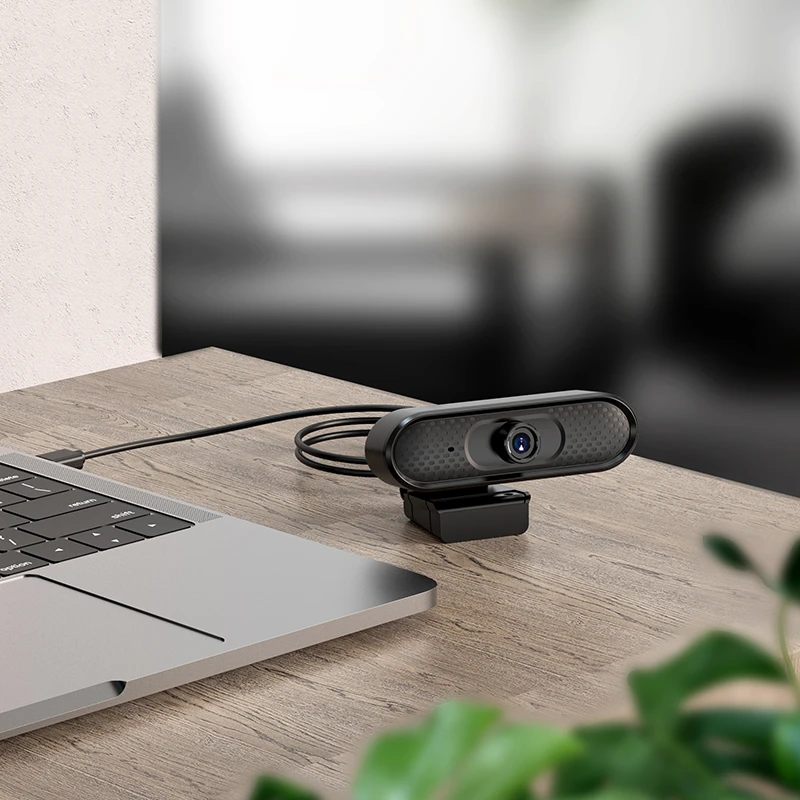 Компьютерная камера hoco di01 usb, черная 6