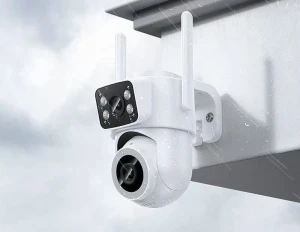Cameră ptz hd de exterior hoco d9 (ue) albă