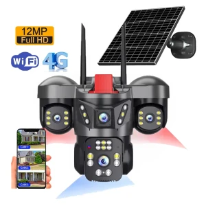 Cameră solară de exterior zc vision zc-yt17r-4g eu v380 pro 4g Thumbnail 2
