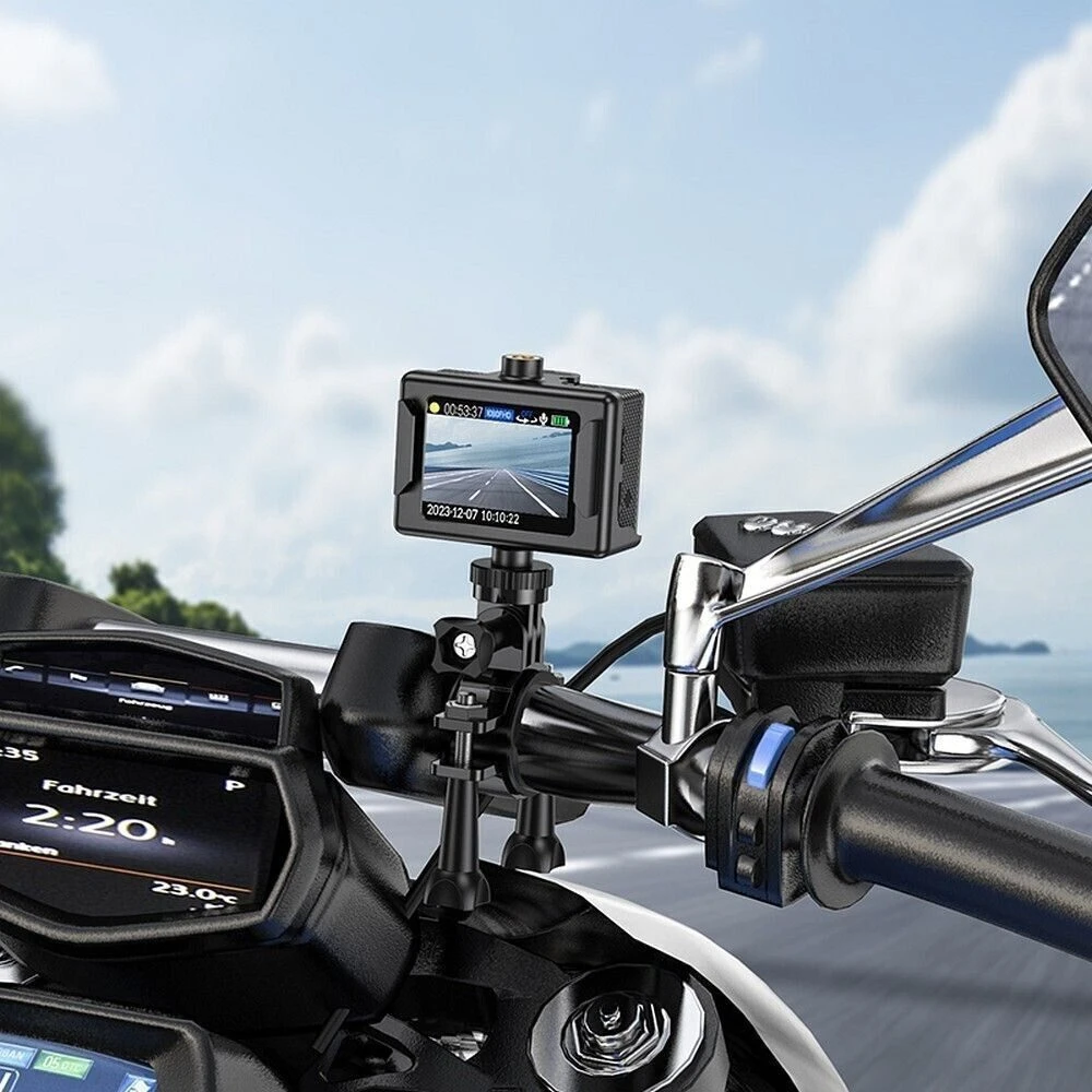 Cameră sport hoco dv101 cu ecran dual color, neagră 2