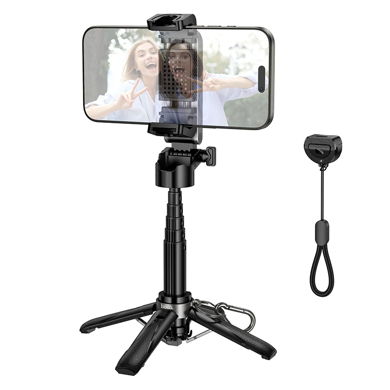 Hoco k27 magic mini stativ portabil pentru transmisie live, negru 2