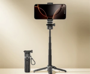 Xo ss21 3-в-1 многофункциональная мини-селфи-палка с bluetooth / вспомогательное устройство для камеры, черная