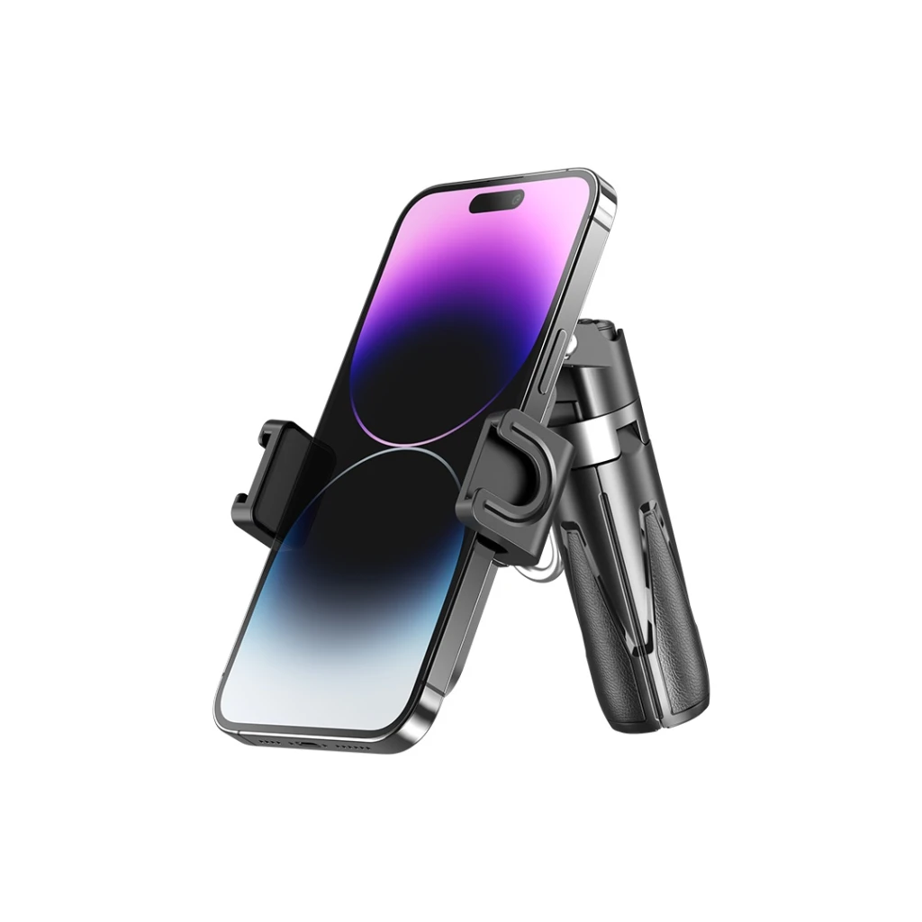 Xo ss21 3-в-1 многофункциональная мини-селфи-палка с bluetooth / вспомогательное устройство для камеры, черная 2