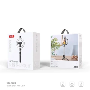 Xo ss12 с заполняющей подсветкой, bluetooth-селфи-палка, штатив для прямой трансляции, 95 см (для камер gopro и других устройств). Thumbnail 3