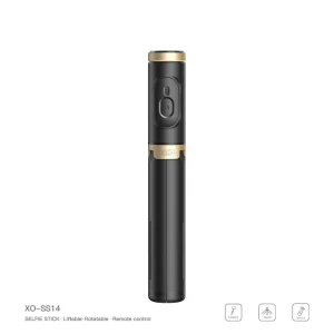 Xo ss14 stick selfie bluetooth cu trepied integrat, ranforsat și ascuns (tijă de aluminiu), 72 cm, negru Thumbnail 2