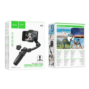 Gimbal inteligent cu trei axe hoco k91, negru Thumbnail 2