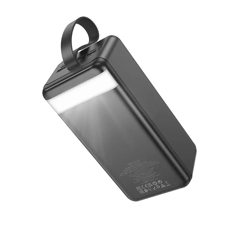 Внешний аккумулятор hoco j123c element 22,5 вт + pd20 вт с цифровым дисплеем (60000 мач), черный. 2