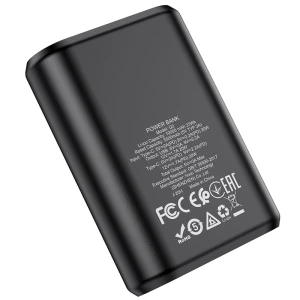 Внешний аккумулятор hoco q3 mayflower pd20w+qc3.0 (10000 мач), черный Thumbnail 3