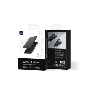 Power bank wiwu warriors pd 20w magnetic power bank wi-p072 5000mah black Thumbnail 2