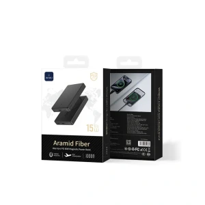 Acumulator extern magnetic wiwu warriors pd 20w wi-p073 10000mah negru Thumbnail 2
