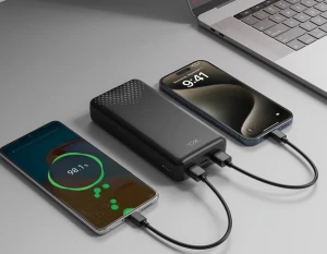 Xo pb313 acumulator mobil cu afișaj luminos, putere 20000mah, negru