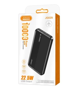 Acumulator extern mobil jokade jg029 seria haobo, complet compatibil, 22.5w+pd20w (10000mah), negru Thumbnail 2