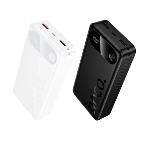 Acumulator extern hoco j154a victorious 22.5w+pd20w complet compatibil (20000mah) alb Thumbnail 1