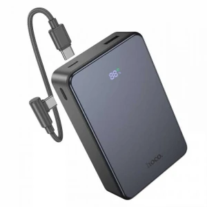 Acumulator extern hoco j170a starlight 22.5w+pd20w complet compatibil cu cablu (20000mah)(ccc) gri metalizat