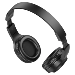 Căști bluetooth hoco w46 charm negre Thumbnail 2