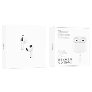 Căști stereo wireless hoco ew76, albe Thumbnail 3