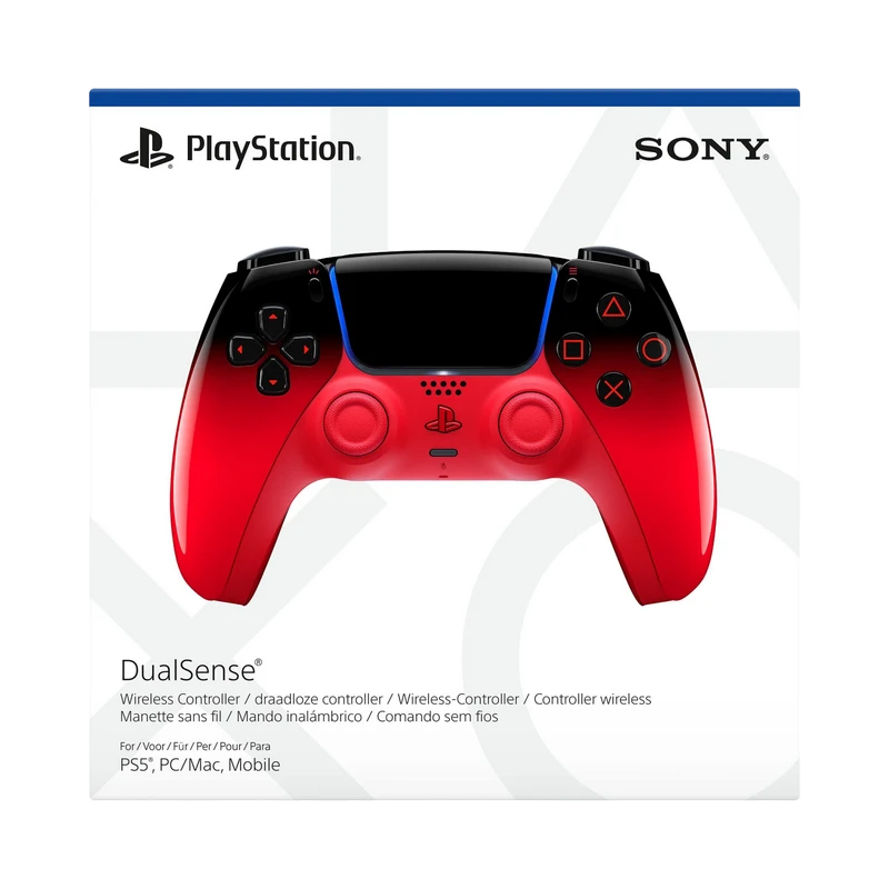 Gamepad sony dualsense, techno red 9