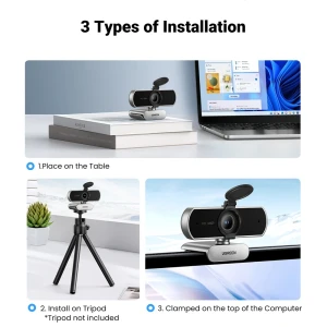 Ugreen usb webcam 1080p@30fps, automatic focus | cm678 Thumbnail 4