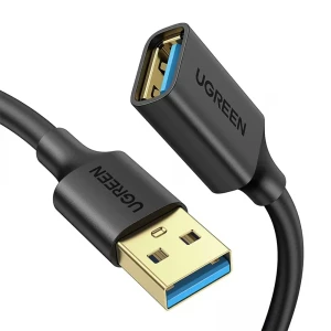 Ugreen usb 3.0 удлинительный кабель с мужским разъемом 5 м | us129, черный
