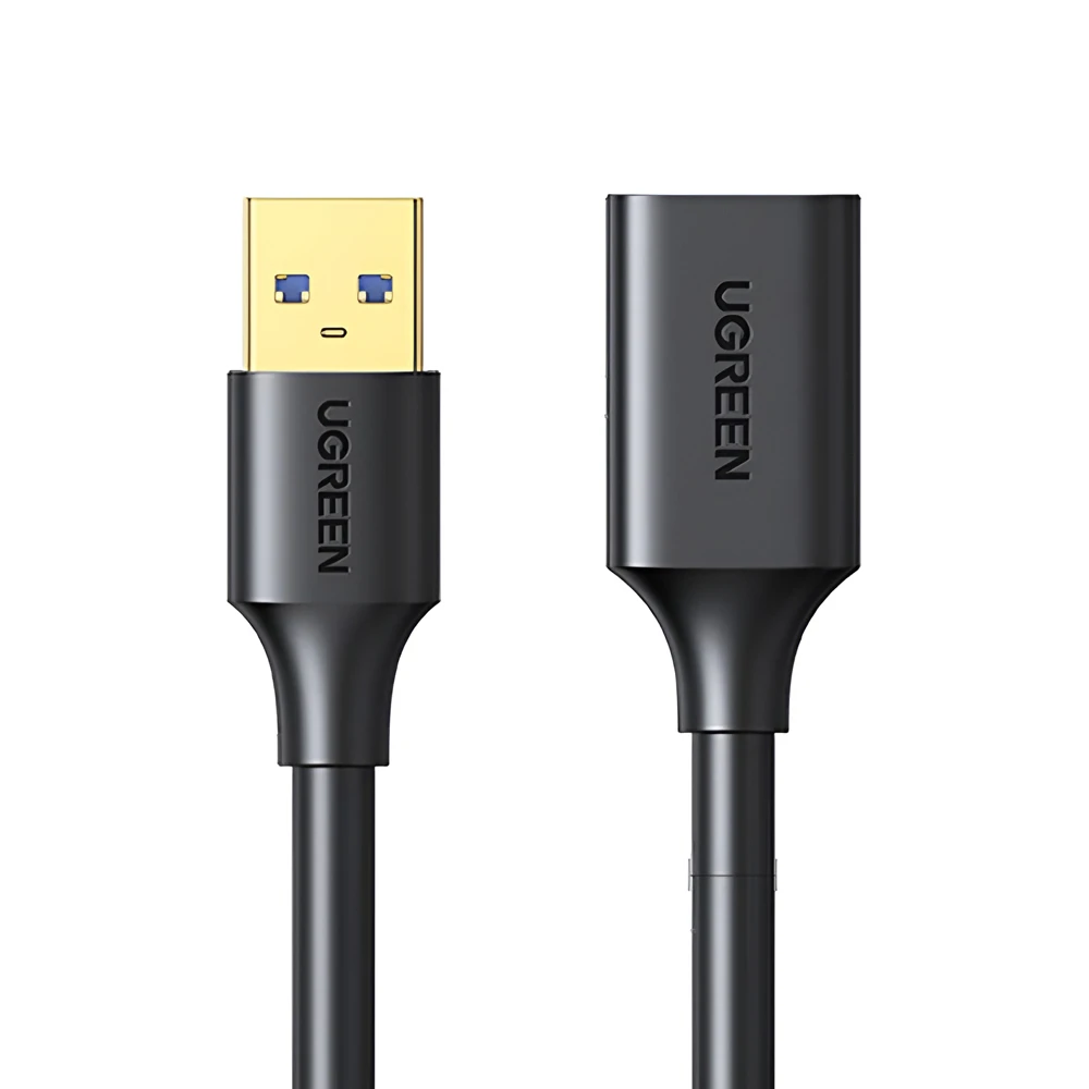 Ugreen usb 3.0 удлинительный кабель с мужским разъемом 5 м | us129, черный 2