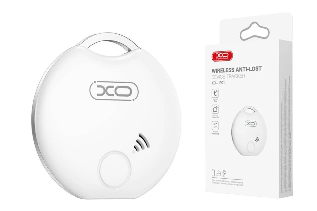 Xo lp01 bluetooth локатор с функцией предотвращения потери, двусторонний (для устройств apple/android), белый 2