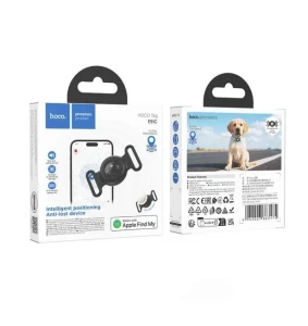Dispozitiv anti-pierdere cu poziționare inteligentă hoco e91c tiger (tip zgardă pentru animale de companie), alb Thumbnail 2