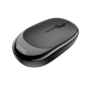 Беспроводная мышь hoco di04 plus 2.4g bluetooth с двумя режимами работы, черная.