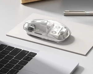 Беспроводная прозрачная мышь xo m12 bluetooth, цвет: белый