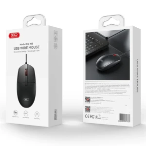 Mouse cu fir xo m8 yunxiao, negru Thumbnail 4