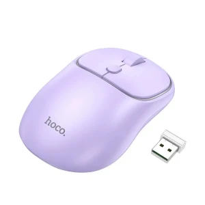 Mouse wireless hoco gm25 royal, cu mod dual, pentru afaceri, violet romantic