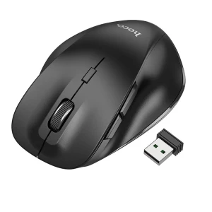Mouse wireless hoco gm24 mystic, cu șase butoane, mod dual, pentru afaceri, negru