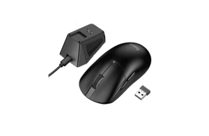 Dock de încărcare pentru mouse wireless hoco di89 rgb, 3 moduri, negru