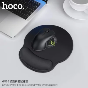 Hoco gm30 polar fox mouse pad cu suport pentru încheietura mâinii, negru Thumbnail 2