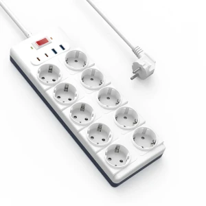 Wiwu prelungitor 14 în 1 20w gan 2c+2a+10ac wi-s008 eu 2m alb Thumbnail 2
