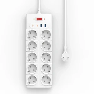 Wiwu 14 в 1 20w gan power strip 2c+2a+10ac wi-s008 eu 2m white