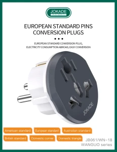 Ștecher universal de conversie jokade jb061/wn-18 seria wanguo (reglementări europene) alb