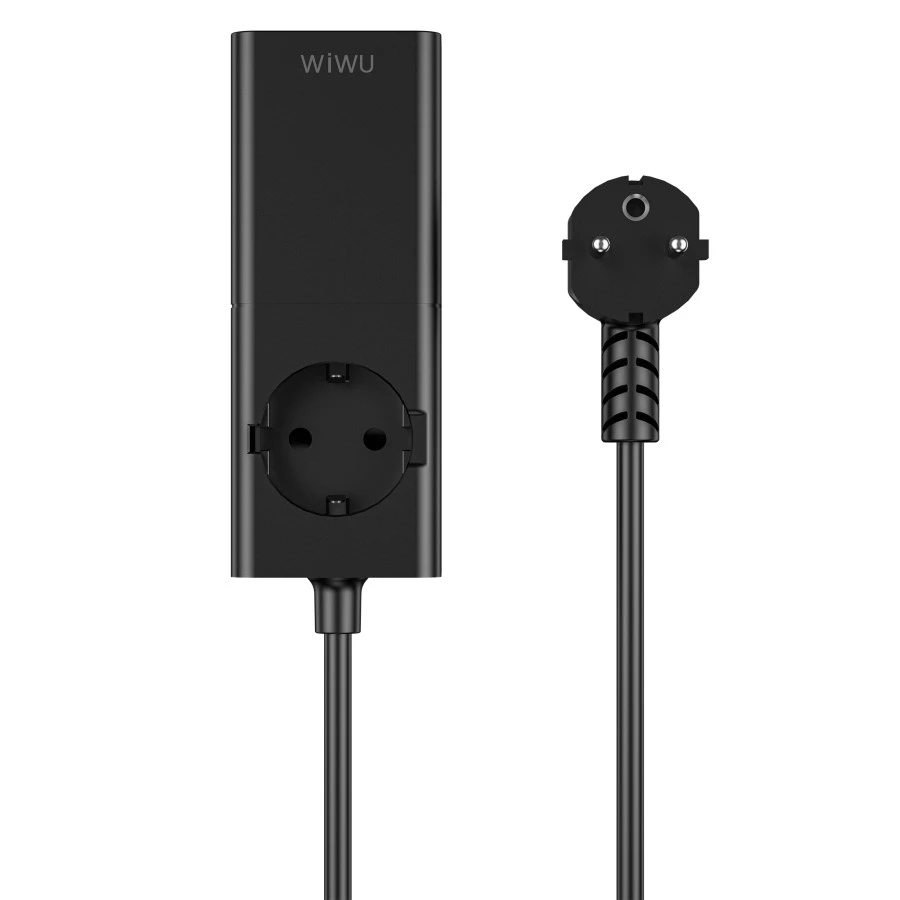Ремешок питания wiwu gan 100 вт/eu wi-s004, черный 3
