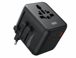 Încărcător universal de călătorie xo wl36 20w 2usb-c+1usb-a negru Thumbnail 2