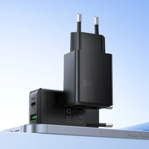 Încărcător hoco n71 nuevo pd30w+qc3.0 (ue) negru