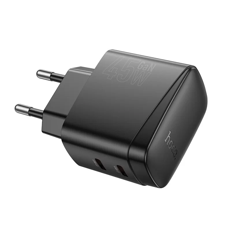 Încărcător hoco cs62a bright pd45w (2c) (ue) negru 2