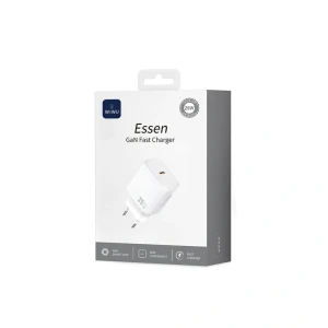 Încărcător rapid wiwu 25w essen gan 1c wi-g016 eu alb Thumbnail 2