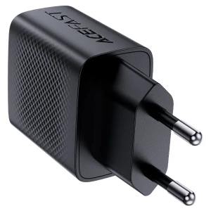 Однопортовое зарядное устройство acefast a82 pd20w gan с разъемом usb-c, черное. Thumbnail 4