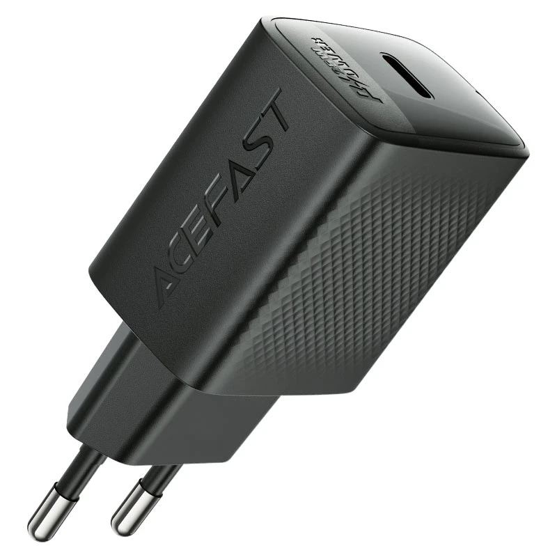 Încărcător acefast a104 pd25w gan cu un singur usb-c, negru 3
