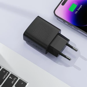 Încărcător acefast a104 pd25w gan cu un singur usb-c, negru