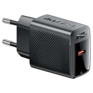 Однопортовое зарядное устройство acefast a102 pd30w gan с разъемом usb-c, черное. Thumbnail 4