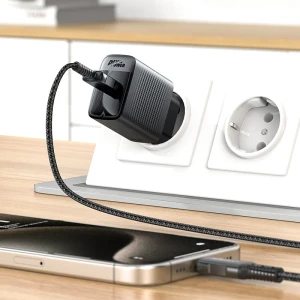 Однопортовое зарядное устройство acefast a102 pd30w gan с разъемом usb-c, черное. Thumbnail 2