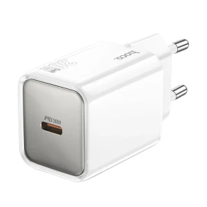 Încărcător hoco n47 glorious cu un singur port pd30w (ue) alb Thumbnail 3