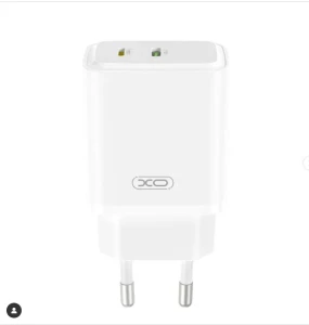 Încărcător invers rapid bidirecțional xo l145, 20w, cu port usb-c+l, alb