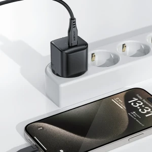 Încărcător mini acefast a77 pd30w gan usb-c, negru